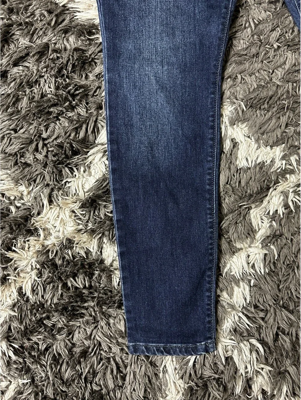 NWT Jessica Simpson Maternity Blue Denim Skinny Jeans Over Belly Size L